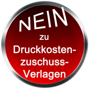 Logo "Nein zu Druckkostenzuschussverlagen"